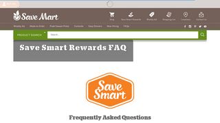 
                            2. Save Smart Rewards FAQ | Save Mart Supermarkets - Save Mart Rewards Portal