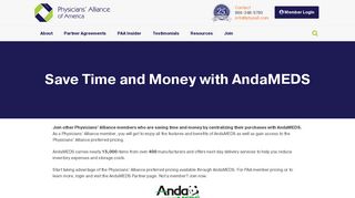 
                            5. Save Time and Money with AndaMEDS | Physicians' Alliance ... - Andameds Portal