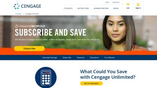 Save with Cengage Unlimited – Cengage