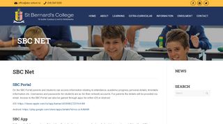 
                            7. SBC NET – St Bernard's College - Sbc Parent Portal