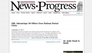 
                            7. SBL AdvantAge 50 Offers Free Patient Portal Class – News Progress - Sbl Patient Portal