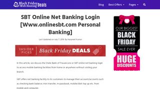 
                            8. SBT Online Net Banking Login [www.onlinesbt.com Personal ... - Sbt Internet Banking Portal