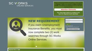 
                            5. SC Works Online Services - Dew Sc Gov Claimant Portal