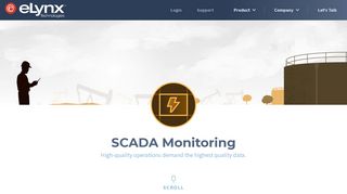 
                            5. SCADA Monitoring - eLynx Technologies - Elynx Portal Page