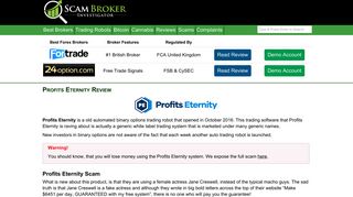 
                            5. Scam Broker Investigator • Profits Eternity Review - Profits Eternity Portal