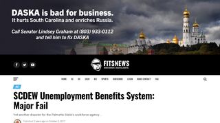 
SCDEW Unemployment Benefits System: Major Fail - FITSNews  
