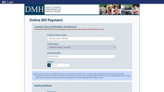
                            4. SCDMH Payments - SC.gov - Scdmh Org Portal