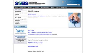 SCEIS Logins » South Carolina Enterprise Information System