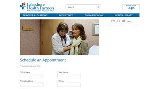 
                            3. Schedule an Appointment | Lakeshore Health Partners - South Washington Family Medicine Patient Portal