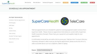 
                            5. Schedule an Appointment » SuperCare Health - Supercare Medical Results Login
