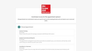 
                            7. Schedule Appointment with McGraw-Hill Education ... - Acuity Com Mcgraw Hill Portal