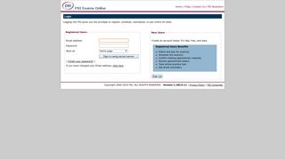 
                            4. Schedule - PSI Online - One stop Solution for Test Takers - Student Portal Psi