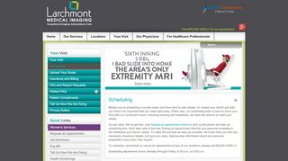 
                            8. Scheduling - Larchmont Imaging - Larchmont Imaging Patient Portal