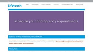 
                            3. Scheduling - Lifetouch - Lifetouch Appointment Portal