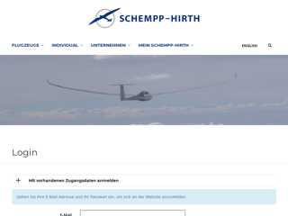 
                            5. SCHEMPP-HIRTH Flugzeugbau GmbH: Login