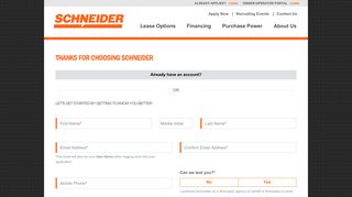 
                            4. Schneider - Login - Schneider Owner-Operators - Schneider Crossroads Portal