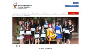 
                            5. Scholarships - Ronald McDonald House Charities of Central ... - Ronald Mcdonald House Charities Scholarship Portal