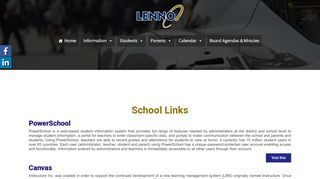 
                            2. School Account Links – LMSTA - Lennox Academy - Lennox Powerschool Portal