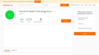 
                            6. School Of Health Technology Kano in Club Road Bompai Nasarawa ... - School Of Health Technology Kano Portal