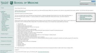 
                            2. School of Medicine - Wayne State University - Owa Med Wayne Edu Portal