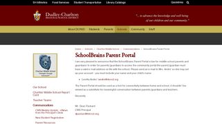 SchoolBrains Parent Portal - Dudley-Charlton Regional School District - Schoolbrains Student Login