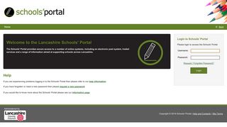 
                            1. Schools' Portal - Lancashire Portal