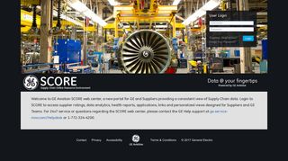 
                            1. SCORE - Supply Chain Online Resource Center - GE Aviation - Ge Aviation Supplier Portal