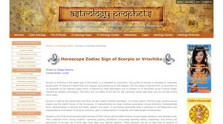 
                            6. Scorpio or Vrischika - Astrology Prophets - Scorpio Sign In Telugu