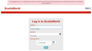
                            1. ScotiaWorld - Scotiaworld Login