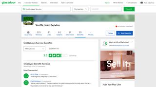 
                            4. Scotts Lawn Service Employee Benefits and Perks | Glassdoor - Scotts Lawn Service Employee Portal