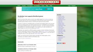 
                            7. Scrabulizer now supports Wordfeud games - Scrabulizer - Scrabulizer Portal