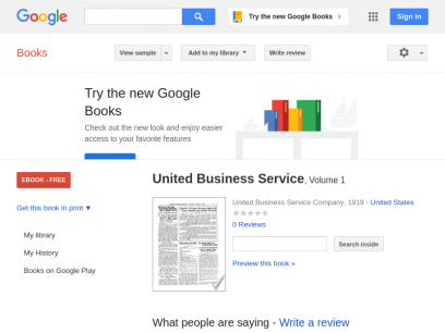 United Business Service - Google Books