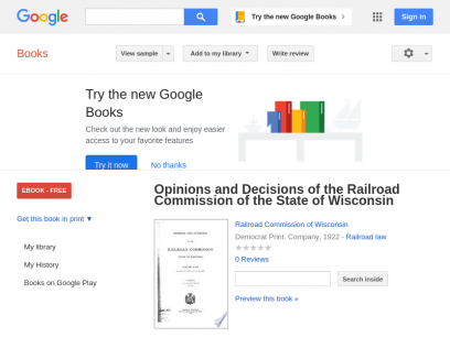 Opinions and Decisions of the Railroad Commission of the State of Wisconsin - Railroad Commission of Wisconsin - Google Books