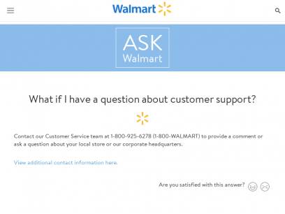What if I have a question about customer support?
