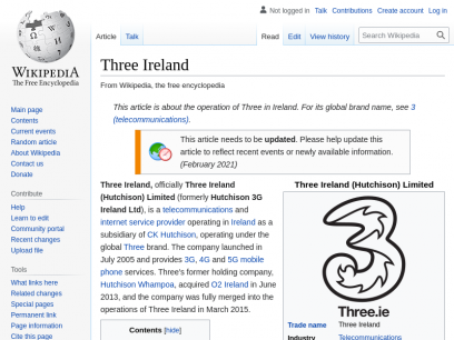 Three Ireland - Wikipedia