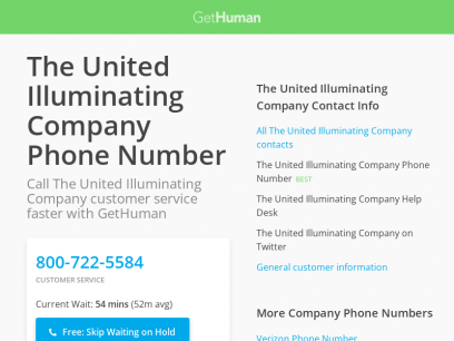 The United Illuminating Company Phone Number | Call Now &amp; Skip the Wait
