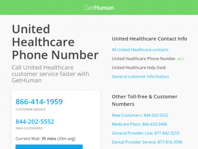 United Healthcare Phone Number | Call Now &amp; Skip the Wait