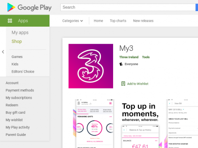 My3 - Apps on Google Play