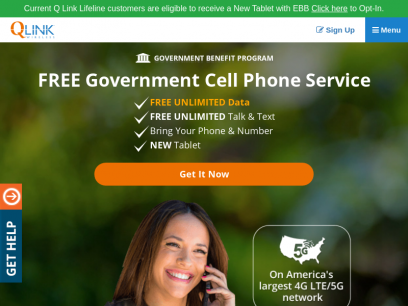 Q Link Wireless – Free Cell Phone Service with Government Program