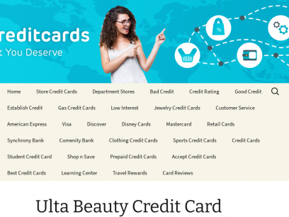 Ulta Beauty Credit Card issued by Comenity Bank.