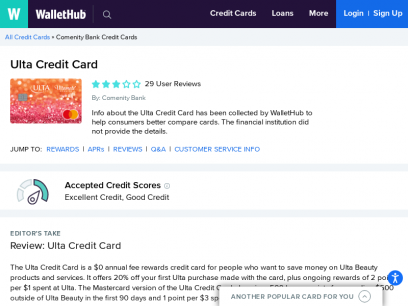 Ulta Credit Card Reviews: Is It Worth It? (2021)