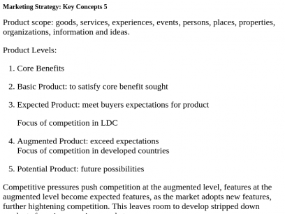 Marketing Strategy: Key Concepts 5