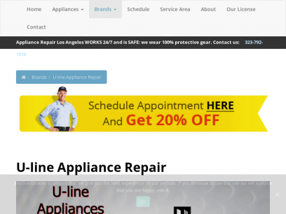 U-Line Appliance Repair Los Angeles Authorized Service