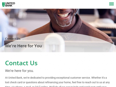 United Bank | Contact Us