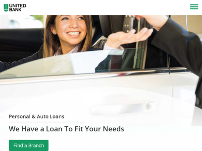 United Bank | Personal &amp; Auto Loans