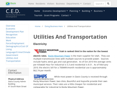 
	Utilities And Transportation
