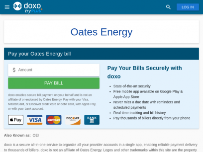 Oates Energy (OEI) | Pay Your Bill Online | doxo.com