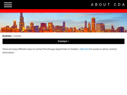 
	
	Contact | O&#39;Hare (ORD) and Midway (MDW) International Airports | Offical Website

