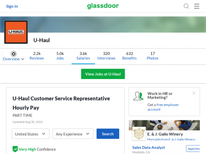 U-Haul Customer Service Representative Salaries | Glassdoor