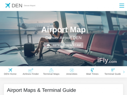 Denver DEN Airport Terminal Map
